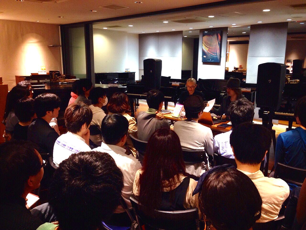 16日島村楽器、無料作曲編曲セミナー、ありがとうございました！